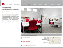 Tablet Screenshot of drbbusinessinteriors.com